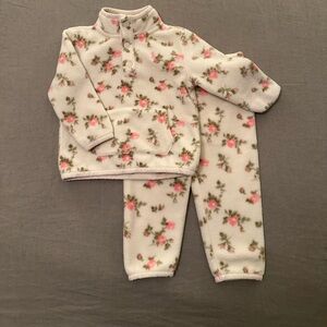 Ralph Lauren Floral Fleece Set